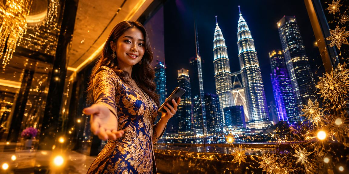 Suasana kasino hiburan Kuala Lumpur dengan pemain Blackjack di ae101